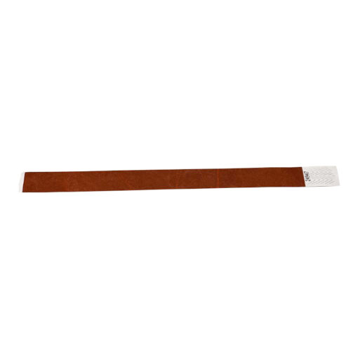 Tyvek-Kontrollarmband (Papierarmband) mit Klebeverschluss 19mm brown-0