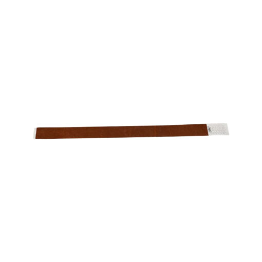 Tyvek-Kontrollarmband (Papierarmband) mit Klebeverschluss 19mm brown-13783