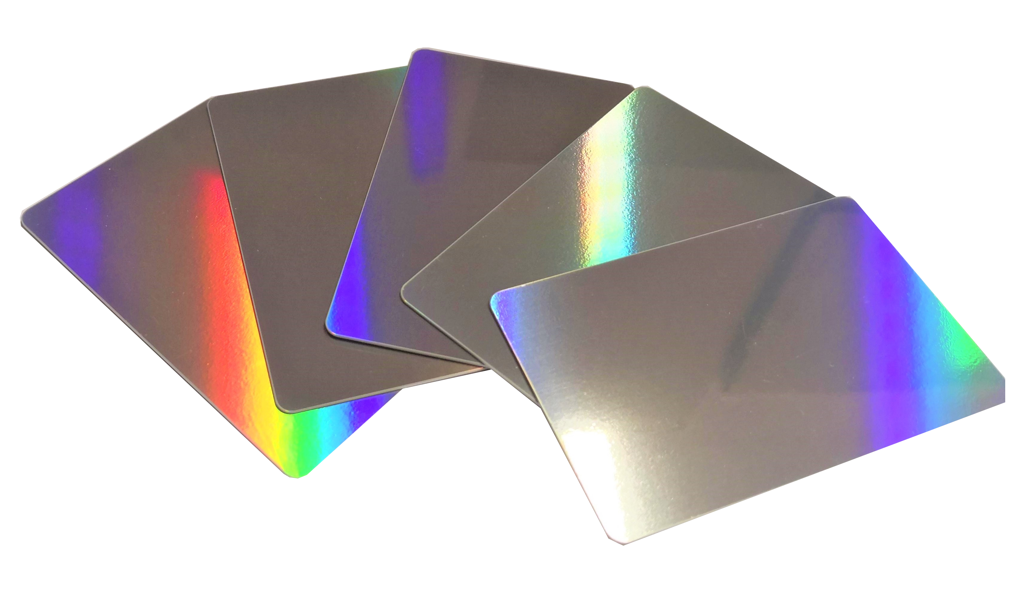 Card blanko 250 Plastikkarten / PVC Karten gold-metallic Kartendrucker Neu 