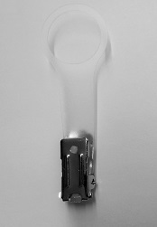 Metallclip mit Halter für Desinfektionsflasche-1313