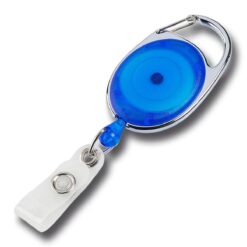 Ovale Jojos transparent mit Bügel in Blau-0