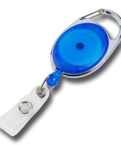 Ovale Jojos transparent mit Bügel in Blau-0