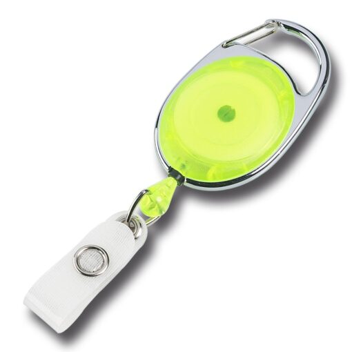 Ovale Jojos transparent mit Bügel in Gelb-0