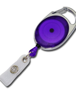 Ovale Jojos transparent mit Bügel in Violett-0