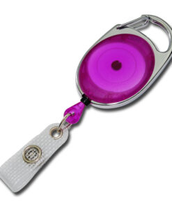 Ovale Jojos transparent mit Bügel in pink-0