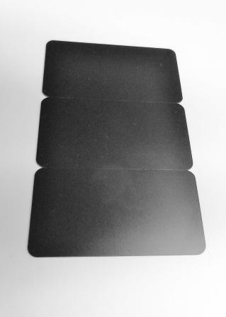 Kartenrohlinge Namentags schwarz matt 3x-1200